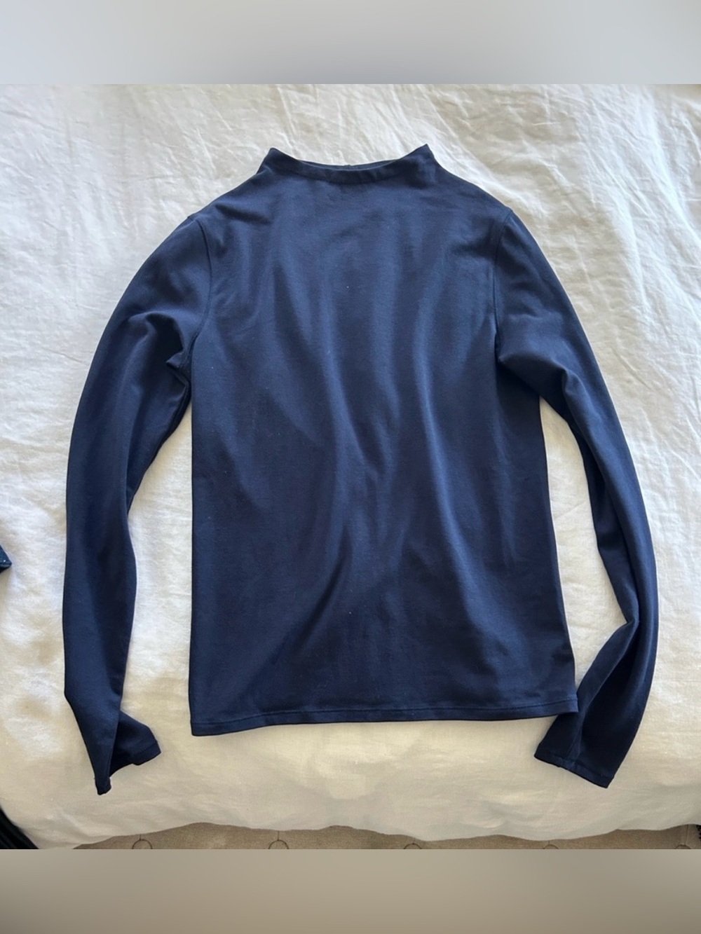 Everlane Navy Long Sleeve Tee